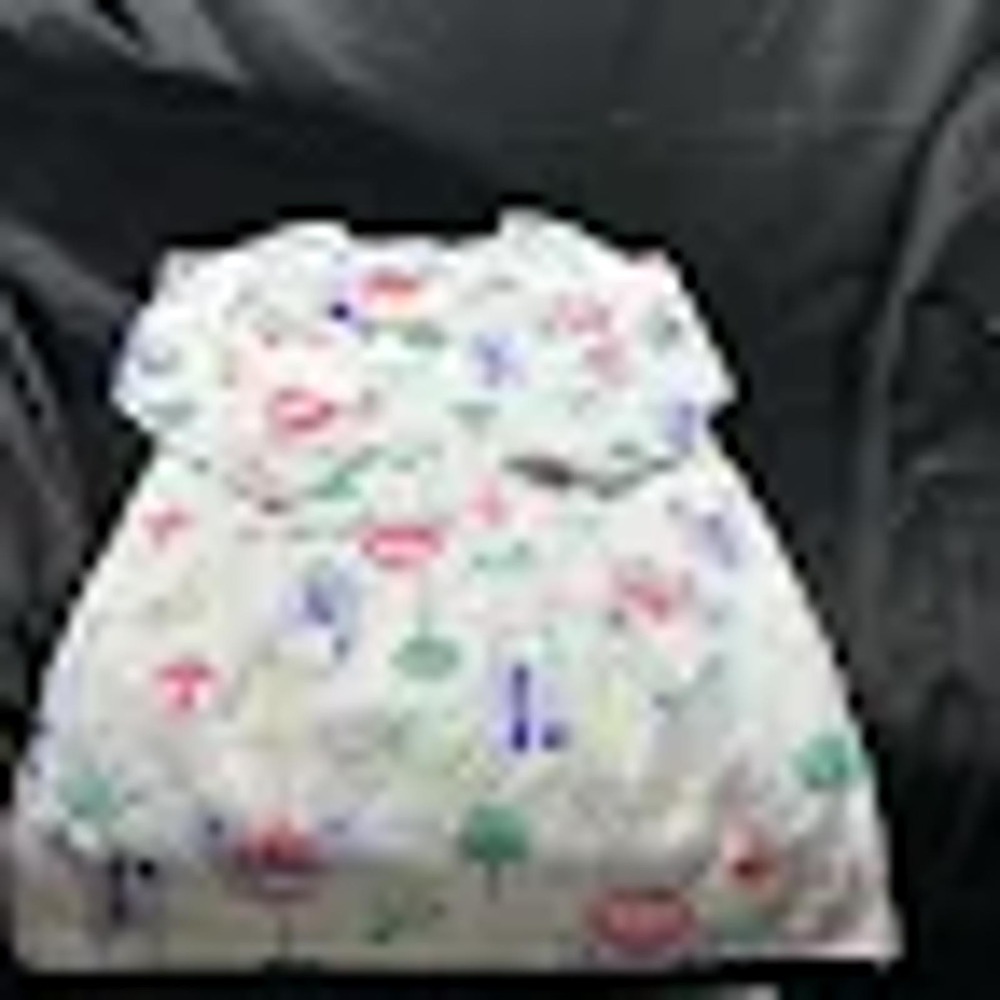 Carters Girls Princess Nightgown Set Size 4-5 and 8-10 Castle Unicorn White 2pc